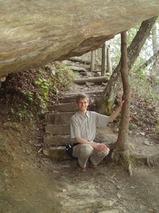 A few of the stairs along the trail.