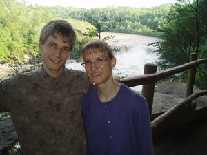 Daniel and Kristina at their favorite viewpoint.