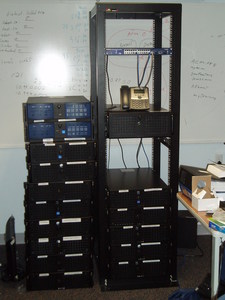 Some of our servers, waiting for deployment.
