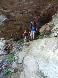 Hiking to Eagle Falls with two young people from our church, Danielle and Jimmy.