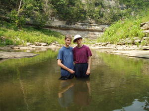 Daniel and Kristina enjoying the view.