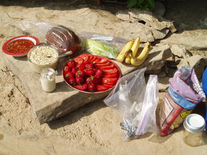 Feast in the wilderness! Food never tasted so good!