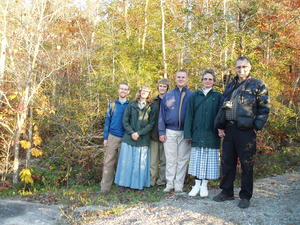 Family photo before Daniel's parents went back home.