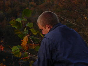 Andrew deep in thought.