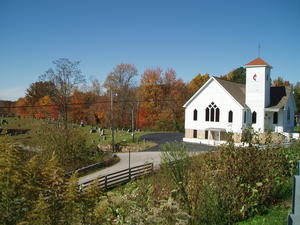 Sunday's adventure took us to Blue Heron Coal Mining Camp, in the Big South Fork National Park. (About 30 min drive from our house) This was a cute country church we stopped to take pictures of along the way.