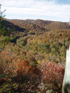 Destination of overlook trail. Here's just one picture of the amazing view.