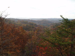 Here's a morning mountain view from Highway 90, just a few miles down the road.