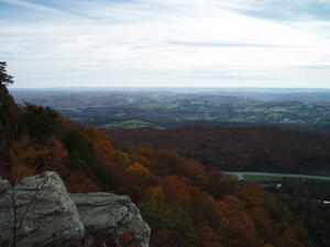 View #1 from Pinnacle Rock, at Cumberland Gap. (Starting on the left side, moving right)