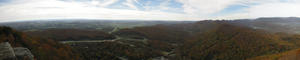 Panorama shot of the entire valley. You are looking at Kentucky, Virginia, and Tennessee.