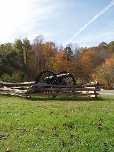 Old cannon from the civil war.