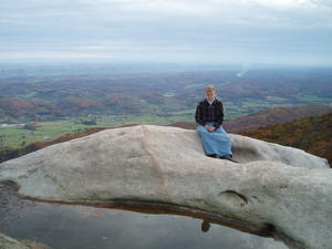 Kristina enjoying her last few moment of rest.