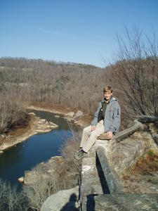 We took November hike to Yahoo Falls with Chad, our friend from town. Here's Daniel.