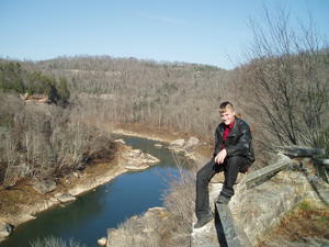 Here's Chad enjoying the view. We had a blast!