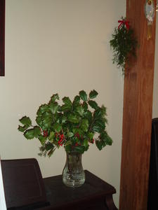 Holly bouquet from our woods.