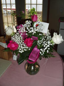 Flower bouquet Daniel got Kristina for our 9th month anniversary!