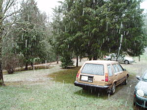 Slushy snowflakes...