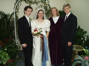 Andrew and Hanniel with Daniel and Kristina.