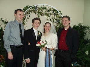 With Robert and Timothy.