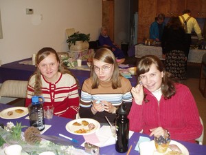 Kristina's three "little sisters" and special friends, who helped SO much with the wedding and everything!