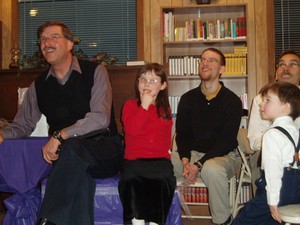 Weeeeeee!!! The laundry ball flies through the air.