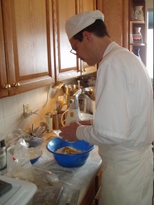 Baker Steve hard at work!