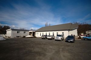 The Kettle Falls Seventh-day Adventist church, where our wedding service was held.