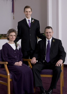 Daniel with his Parents, Jim and Cathy.
