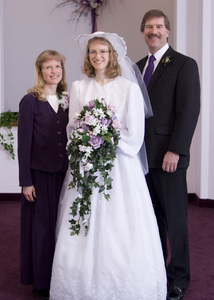 Kristina with her Parents, Charles and Susan.
