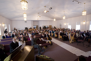 View of the church from the front.