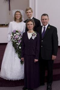 Daniel and Kristina with Daniel's Parents.