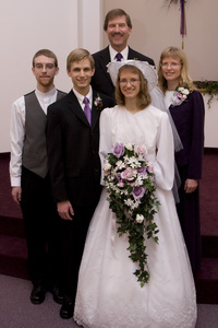 Daniel and Kristina with Kristina's Family.