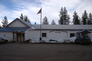 The Kettle River Grange--where our reception was held, about 14 miles from the Church.