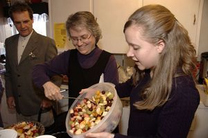 Our Food Coordinator, Brenda, and her daughter, Hannah were amazing at making sure everything went well!