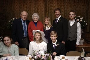 Lamberton relatives who attended our wedding (Kristina's Dad's Family)