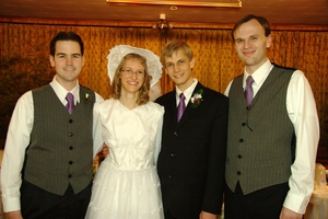 Our two best men, David and Robert, who also worked the hardest behind the scenes for our wedding! (Though the whole Bridal Party REALLY worked HARD!)