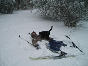 Step five: Look up in shock after feeling four paws land on your stomach.