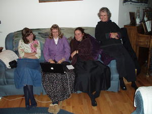 Visiting with Friends.