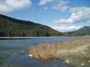 The spot where Kristina was baptized in October, 2001.