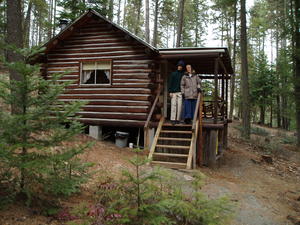 Daniel and Kristina on the front steps. Don't you just want to hide out here sometime?