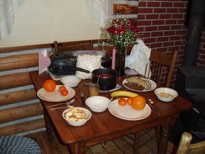 Another special meal together.