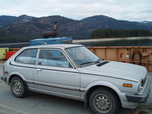 The little car that Kristina's parents let us borrow during our stay in Washington. So much fun to spend our anniversary driving her parents very first car after they got married!