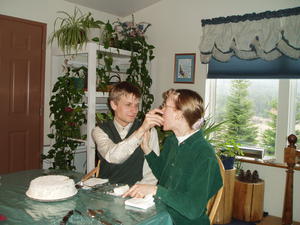 They even made us feed each other again! (we were nicer this time...)