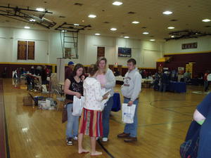 Danielle and her mother helped us distribute over 350 pieces of health literature!