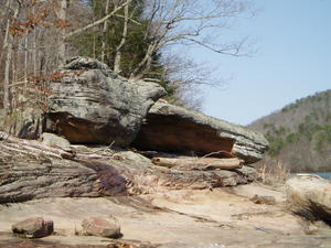 Lots of neat rocks to climb on.