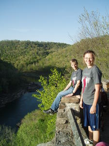 One of our favorite look-out points along the trail.