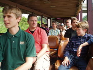 Daniel's parents treated all of us to a train ride on the Big South Fork Scenic Railway! Was a beautiful ride!