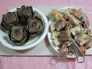 Served them with steamed artichokes... and amazingly there were NO leftovers of anything! Yummy....