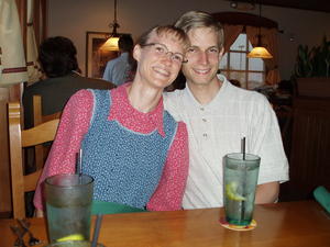 Since it was Kyla's birthday and nearly Kristina's birthday, we went out to Olive Garden for a special treat.