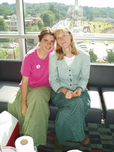 It was always nice to take a break for lunch--our only chance to sit down!