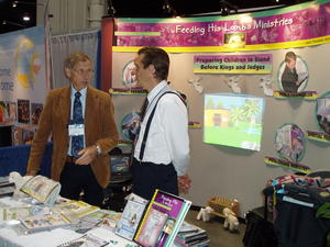 John and Eugene working the booth.